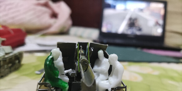 paper tank 苏联自行火炮苏-5-2模型一比72制作